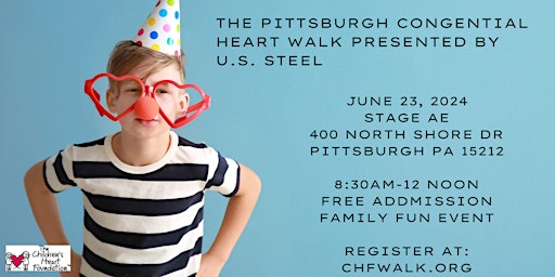 Imagem principal do evento The Pittsburgh Congenital Heart Walk Presented by U.S. Steel