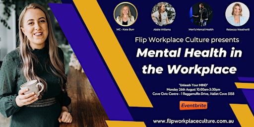 ON SALE NOW Mental Health in the Workplace hosted by Flip Workplace Culture  primärbild