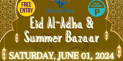 Primaire afbeelding van Eid Al-Adha & Summer Bazaar