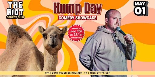 Primaire afbeelding van The Riot presents Hump Day Standup Comedy with Mason James