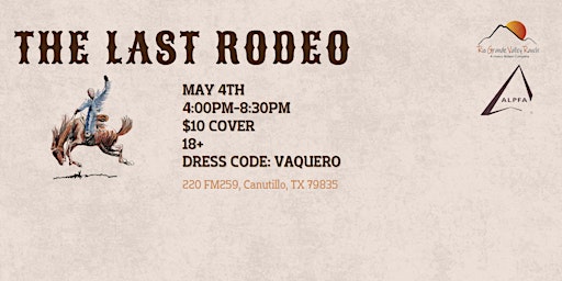 Primaire afbeelding van Cinco de Mayo:The Last Rodeo