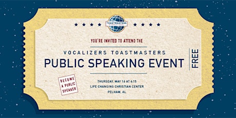 Vocalizers Toastmasters Public Speaking Event