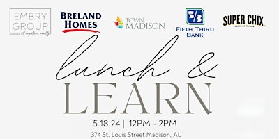 Imagem principal de Lunch and Learn w/ EG and Breland Homes