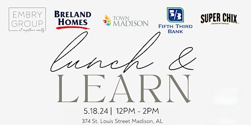 Imagen principal de Lunch and Learn w/ EG and Breland Homes