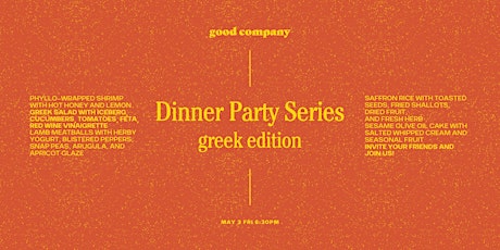 Dinner Party Series: Greek Edition