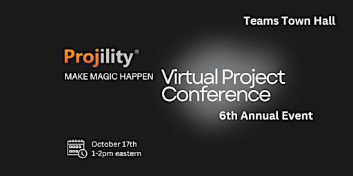 PROJILITY Virtual Project Conference  primärbild
