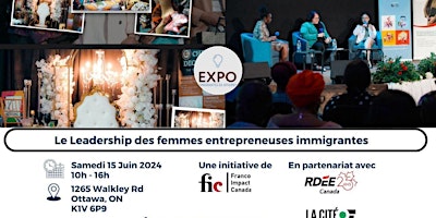 Imagem principal do evento Le Leadership des femmes entrepreneuses immigrantes