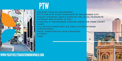 PTW - Melbourne Free Walking Tour  primärbild