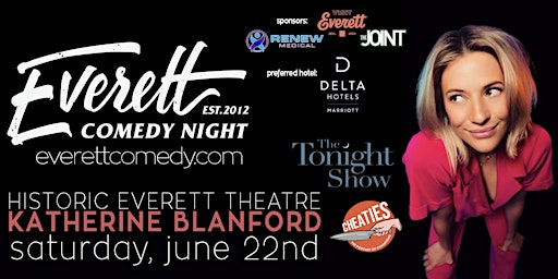 Imagem principal do evento Katherine Blanford  in Everett! Premier Stand-Up Comedy!
