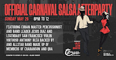 Primaire afbeelding van The Official Carnaval Salsa Afterparty