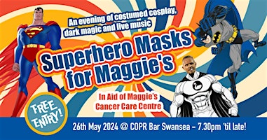 Imagem principal do evento Superhero Masks for Maggie's