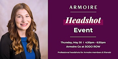 Headshot Event at Armoire Go at SODO ROW primary image