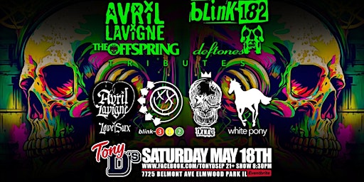 Image principale de Tributes to Avril Lavigne Offspring DefTones & Blink 182 at Tony Ds