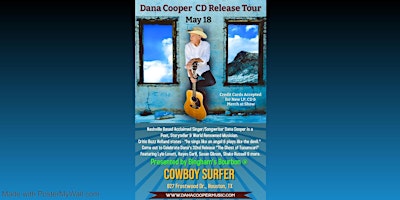 Primaire afbeelding van Bingham's Bourbon Presents Dana Cooper’s CD Release