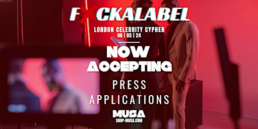 Primaire afbeelding van London Celebrity Cypher Press Application  Inquiry (Photographers Wanted)