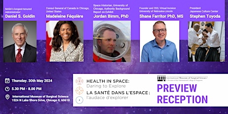 Invitation Only Preview Reception - Health in Space: Daring to Explore