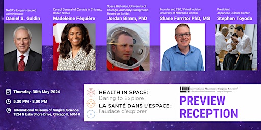 Imagem principal do evento Online Event: Health in Space: Daring to Explore