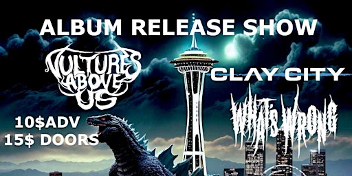 Imagem principal do evento Vultures Above Us album release show!