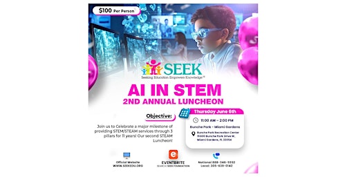 Primaire afbeelding van AI IN STEM 2ND ANNUAL LUNCHEON