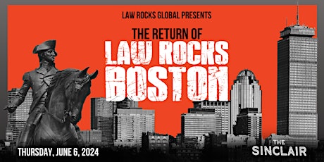Primaire afbeelding van Return of Law Rocks Boston
