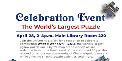 Hauptbild für World's Largest Puzzle Celebration Event