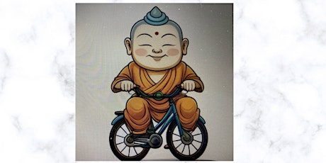 Buddha Rides A Bike