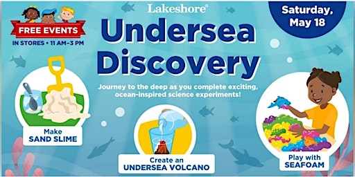 Imagem principal do evento Free Kids Event: Lakeshore's Undersea Discovery