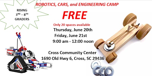 Imagem principal do evento ROBOTICS, CARS, and ENGINEERING CAMP