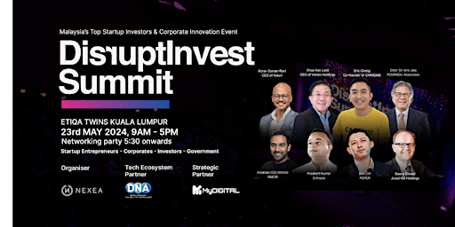 Imagem principal do evento DisruptInvest Summit
