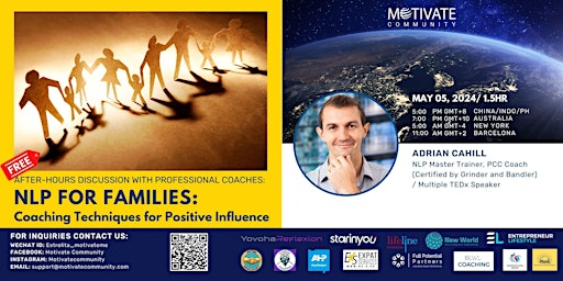 Primaire afbeelding van NLP for Families: Coaching Techniques for Positive Influence