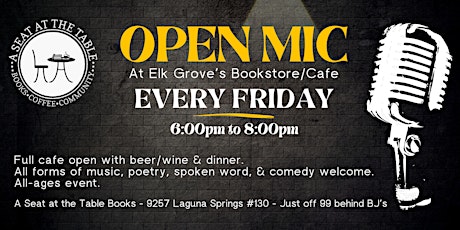 Open Mic Night at the Bookstore/Cafe