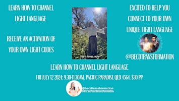 Imagen principal de Introduction to Light Language  Sunshine Coast Pacific Paradise 4564