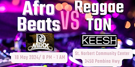 Afro Beats vs Reggaeton! Fund-raise for Buchi's and Olimpia's Wedding!