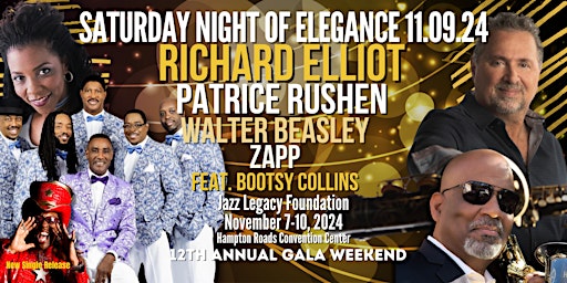 Richard Elliot |Patrice Rushen | Walter Beasley | ZAPP Feat. Bootsy Collins  primärbild