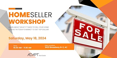 Adapt Real Estate's Homeseller Workshop primary image