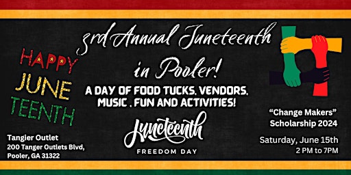 3rd Annual Juneteenth Celebration 2024! June 15th 2024! primary image