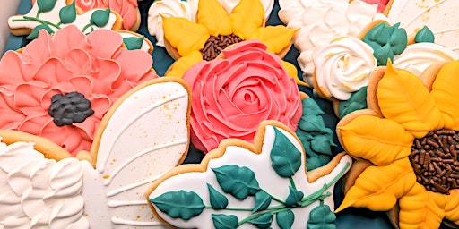 Image principale de Royal Icing Flowers Cookie Decorating Class