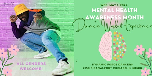 Primaire afbeelding van Kickoff to Mental Health Awareness Month Dance Workout Experience
