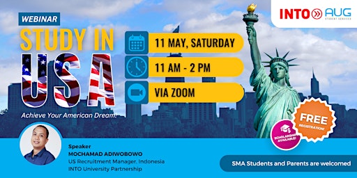 STUDY IN USA - WEBINAR primary image