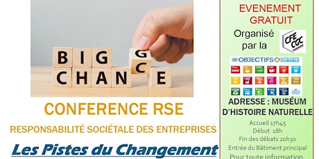Image principale de Conférence RSE les pistes du changement