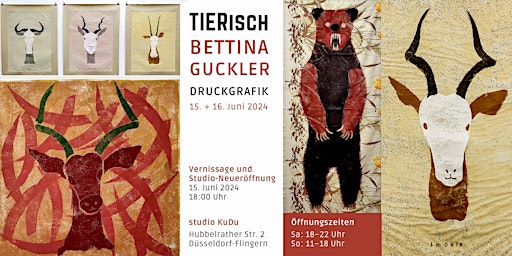 Imagem principal do evento Ausstellung TIERisch - Druckgrafik