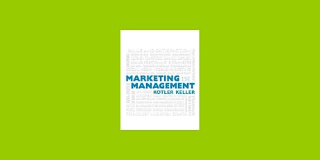 DOWNLOAD [ePub]] Marketing Management By Philip Kotler pdf Download