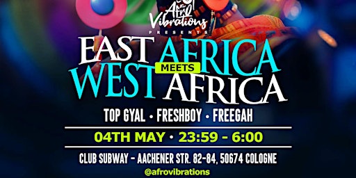 Imagen principal de AfroVibrations • East Africa Grooves with West Africa! • Köln • Afrobeats