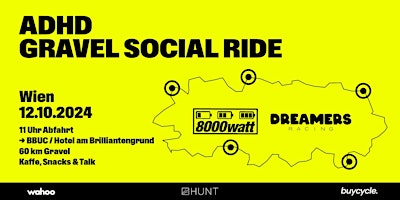 Primaire afbeelding van ADHD Gravel Social Ride Wien