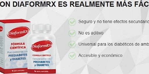 DiaformRX: Tratamiento Natural de la Diabetes, Cápsulas Diaform, Precio de las Cápsulas en Mexico primary image