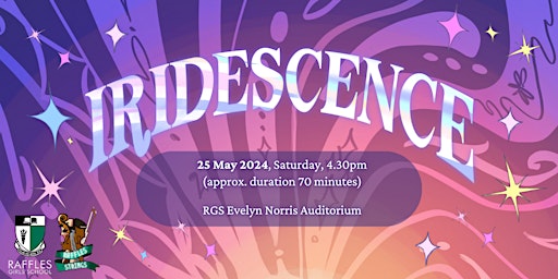 Imagem principal do evento RGS String Ensemble (RGSE) presents: Iridescence
