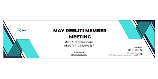 Imagem principal do evento May Reeliti Member Meeting