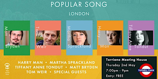 Imagem principal do evento Popular Song - Live at the Torriano with Harry Man & Special Guests!