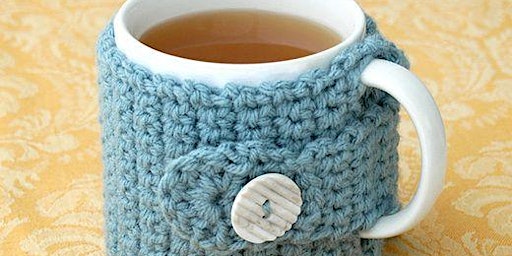 Beginners crocheted mug cosy Workshop primary image