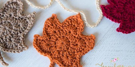 Autumn crocheted garland Workshop